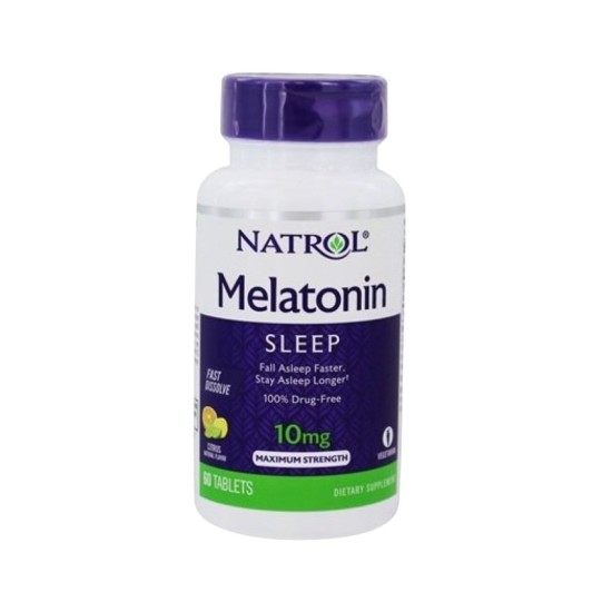 Natrol Melatonin 10Mg Fast Dissolve Limon 60 caps