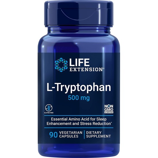 Life Extension Tryptophan 500mg 90 Caps