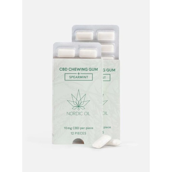 Nordic Oil Cbd Chewing Gum 34g