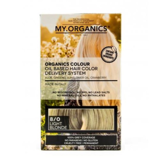 My Organics Colour 8.0 Rubio Claro