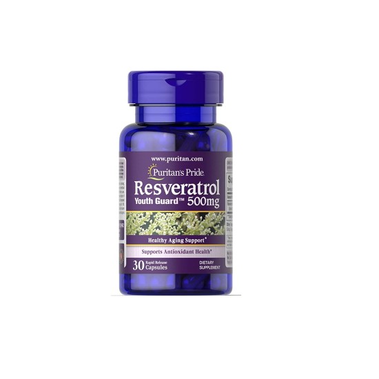 Puritan's Pride Resveratrol 500mg 30 caps