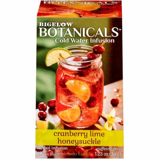 Bigelow Botanicals Cold Water Infusion Cranberry Lime Honeysuckle