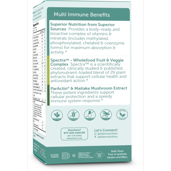 Zahler Multivitamin Immune 60 caps