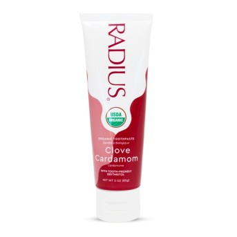 RADIUS Organic Toothpaste Clove Cardamom 3 oz 