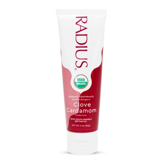 RADIUS Organic Toothpaste Clove Cardamom 3 oz (85g)